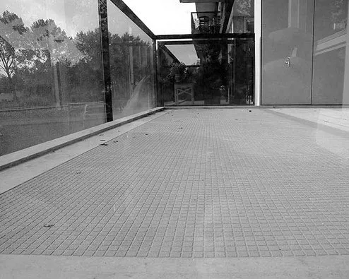 Balcon, b&eacute;ton antid&eacute;rapant, antid&eacute;rapant