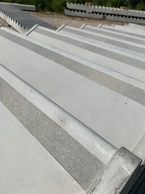 béton, préfabriqué, escalier, antidérapant, nez-de-marche