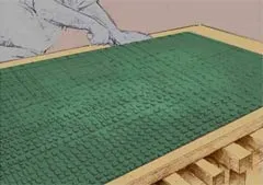 Illustration de colle pour tapis